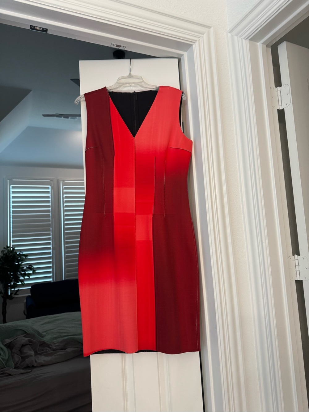 Multi red dress